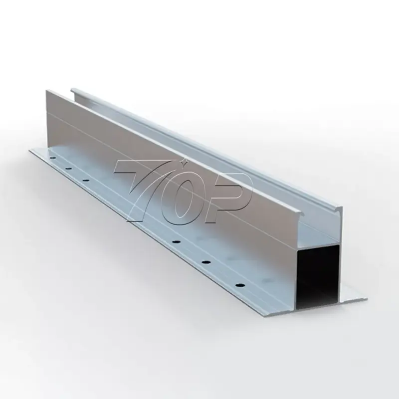 Minirail -system för trapesformat taksol