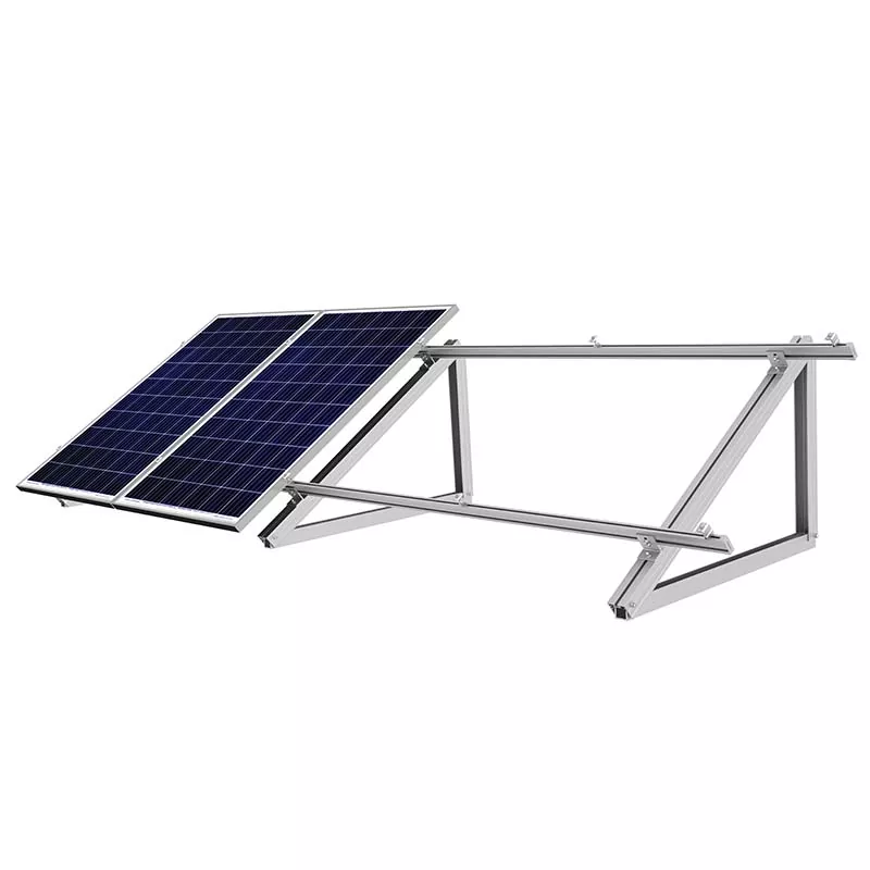 Solpaneler på platt tak