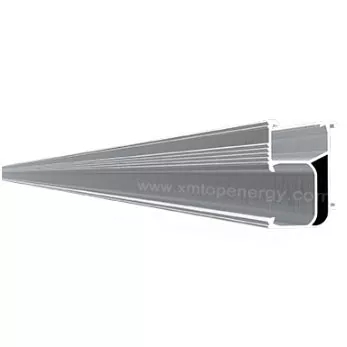 Aluminiumsolpanelens monteringsskenor