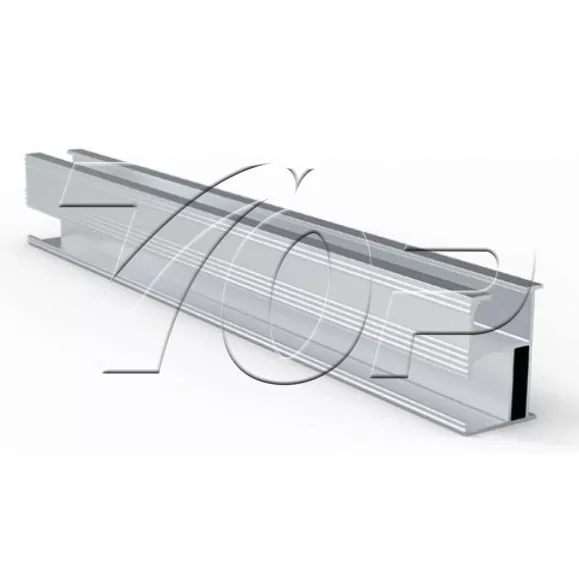 Solmonteringssystem aluminiumskena